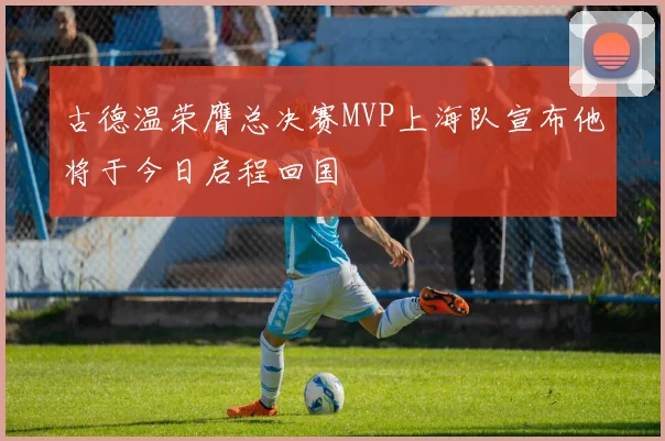 古德温荣膺总决赛MVP上海队宣布他将于今日启程回国